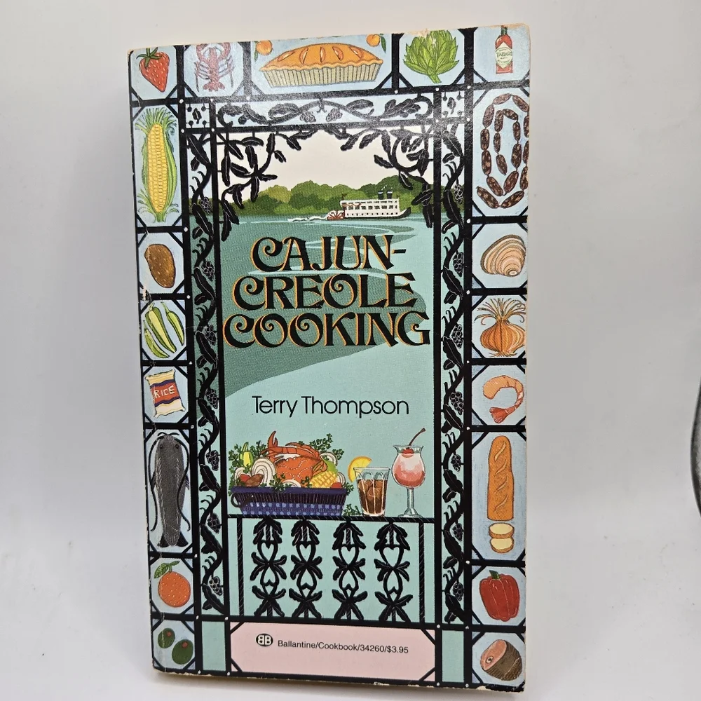 Cajun Creole Cooking Terry Thompson 1987 Vintage Mass Market PB Used